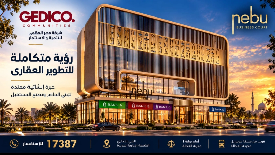 GEDICO Communities شركة جيديكو شركة تطوير عقاري تستند إلى خبرة مجموعة الزلاط في المقاولات والإنشاءات ومطورة مشروع نيبو بالعاصمة الإدارية الجديدة.